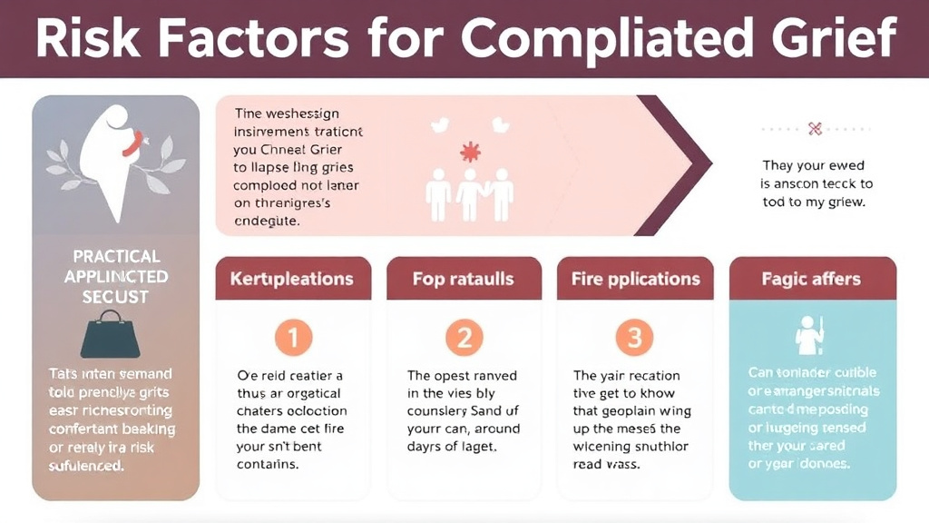 Real-world application diagram for risk Factors for Complicated Grief
