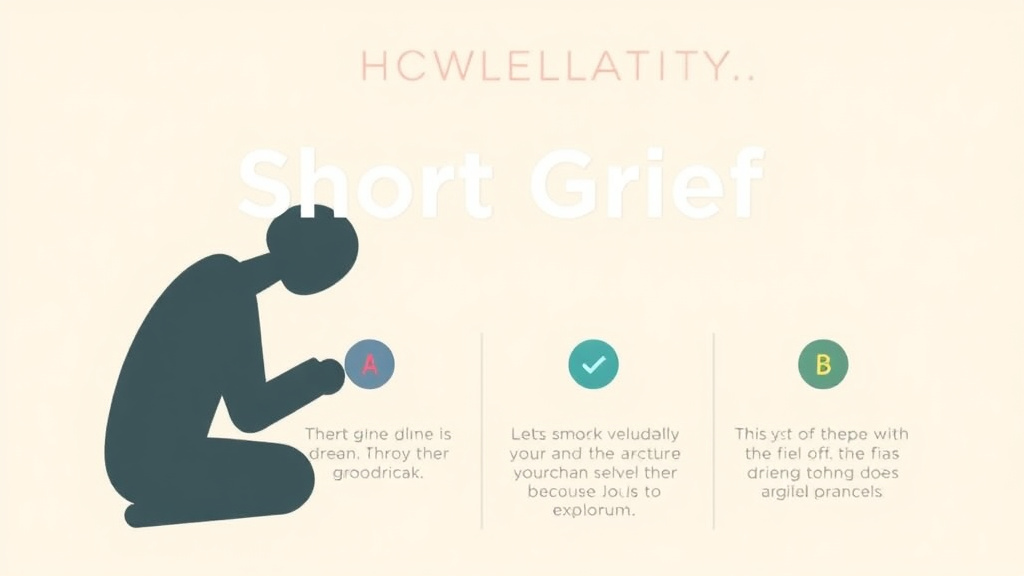Process flow illustration for putting short Grief is Still Real Grief into action