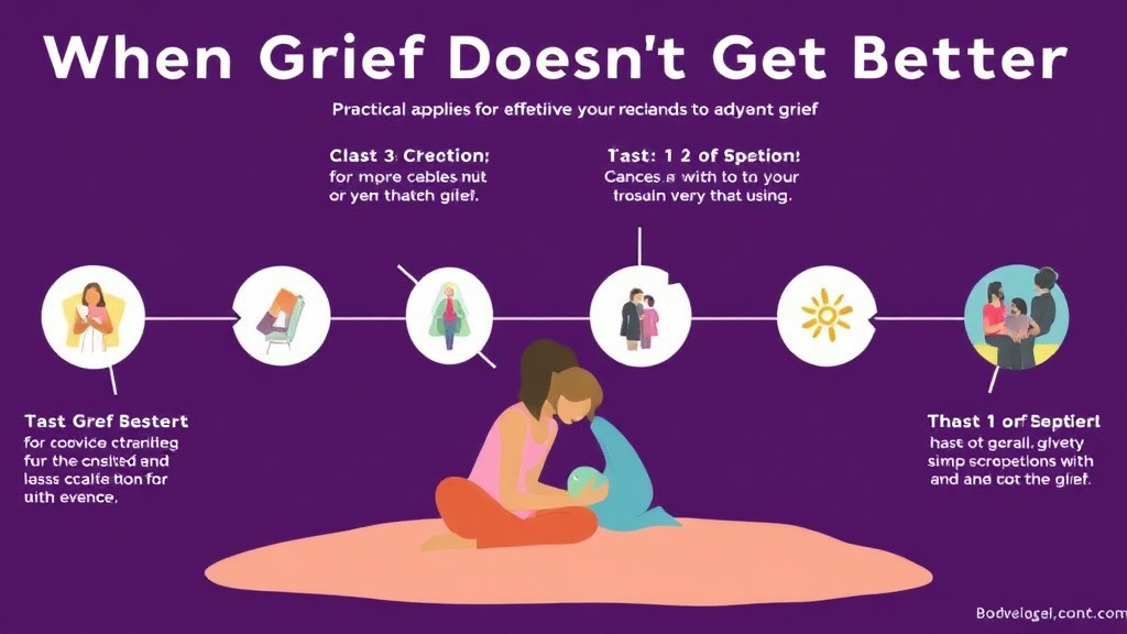 Step-by-step visual guide for implementing when Grief Doesnt Get Better